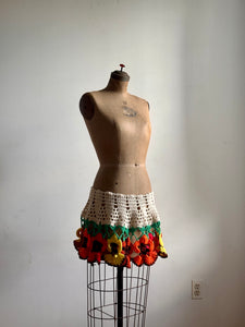 Peony Crochet Skirt